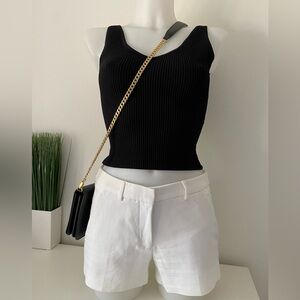 Zara White Dressy Shorts XS